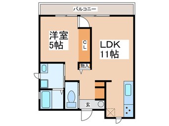 間取図 ガーデンヴィラ二日市