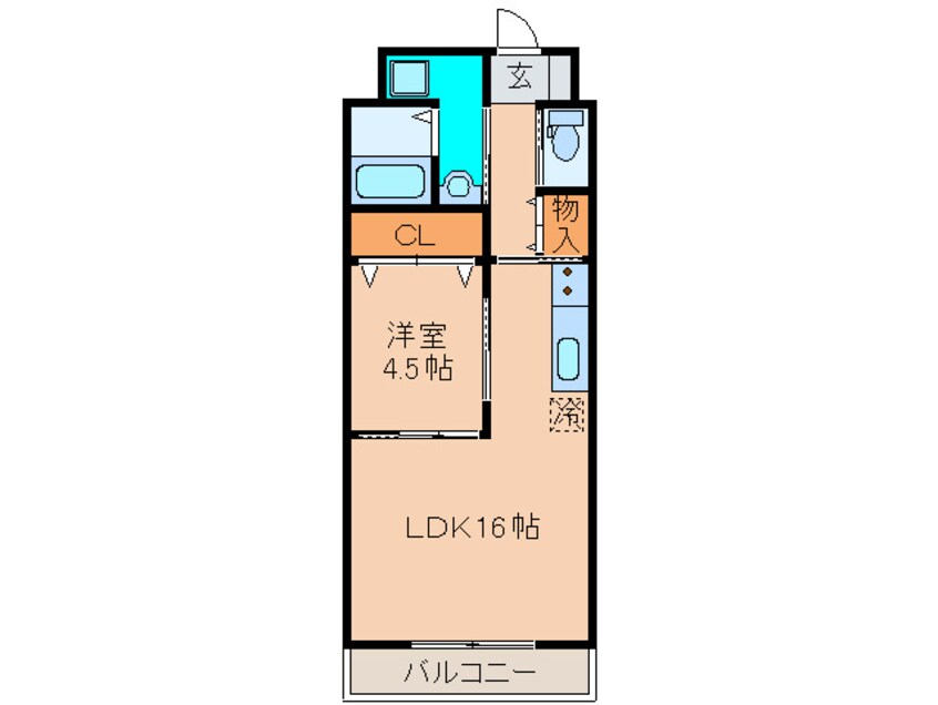 間取図 ギャラン穴生