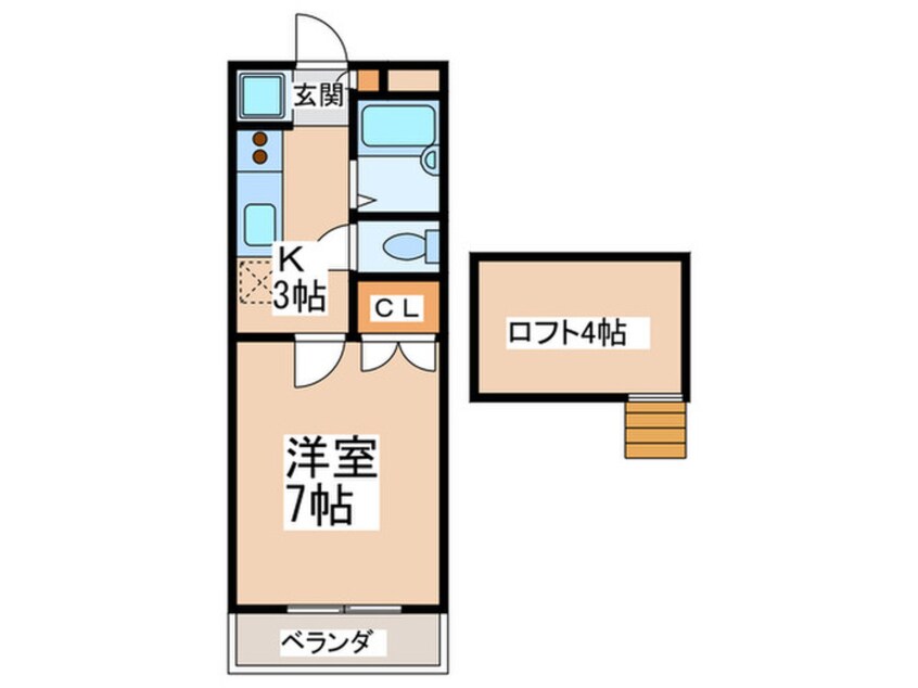 間取図 サンビレッジ石坂