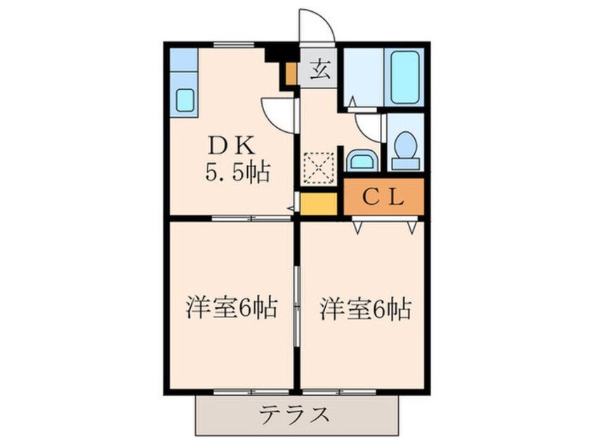 間取図 ウィンドワ－ドけやきＡ棟