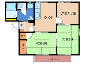 間取図 フレグランス香椎参道