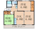 法月ハイツの間取図