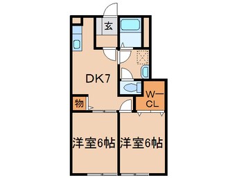 間取図 ソレアード本城　Ａ