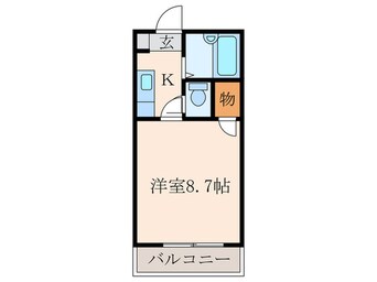 間取図 クロ－バ－藤原