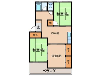 間取図 冨士ビル