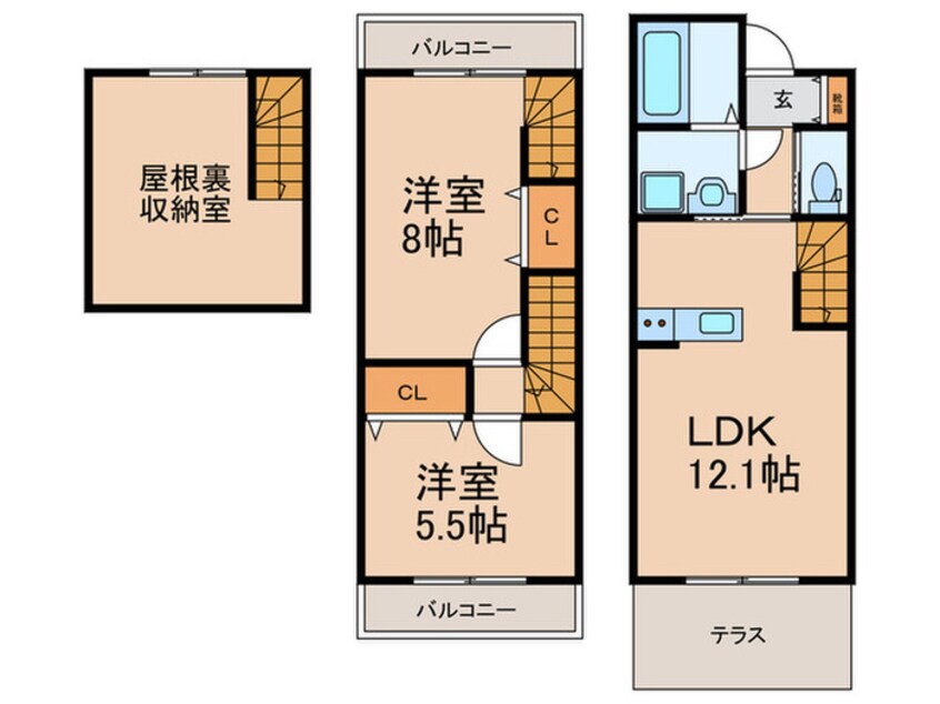 間取図 グレイス高三潴