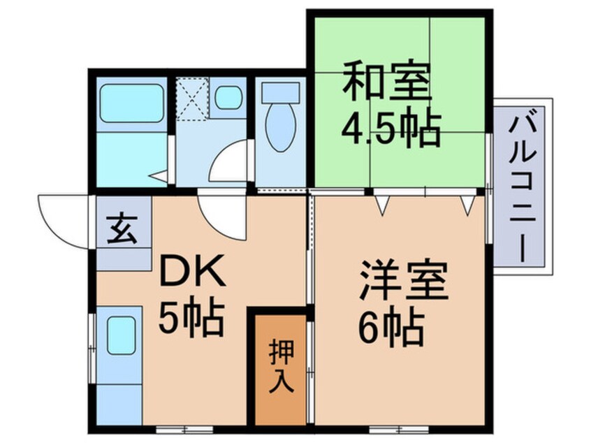 間取図 ＫＡＺＵコ－ポ