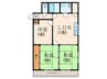 グリ－ンピア徳力Ⅰ 3LDKの間取り