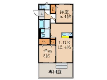 間取図 レジェンドハイム行橋