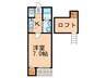 もみじ館 1Kの間取り