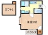 もみじ館 1Kの間取り