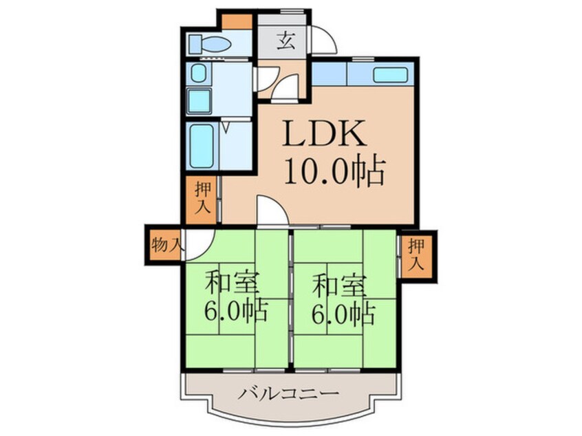 間取図 ブロックスビル