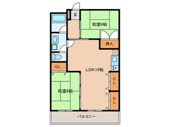 間取図 コンダクトヴィレッジ姪浜サウス