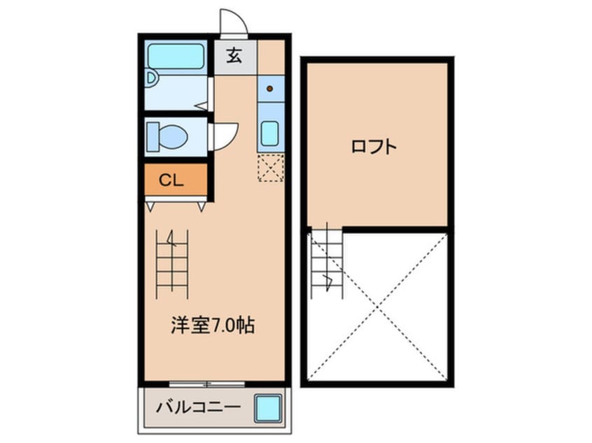 間取図 マキシム別府