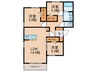 仮)D-ROOM美野島 3LDKの間取り