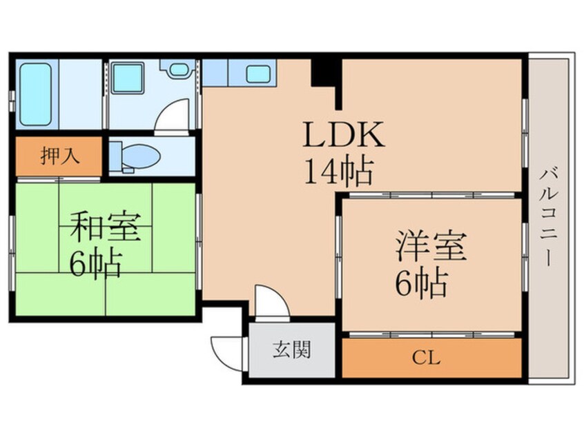 間取図 オアシス安部山公園