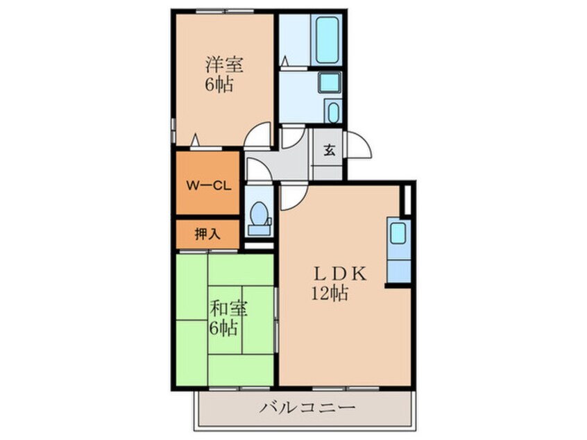 間取図 ペイサージュ上津