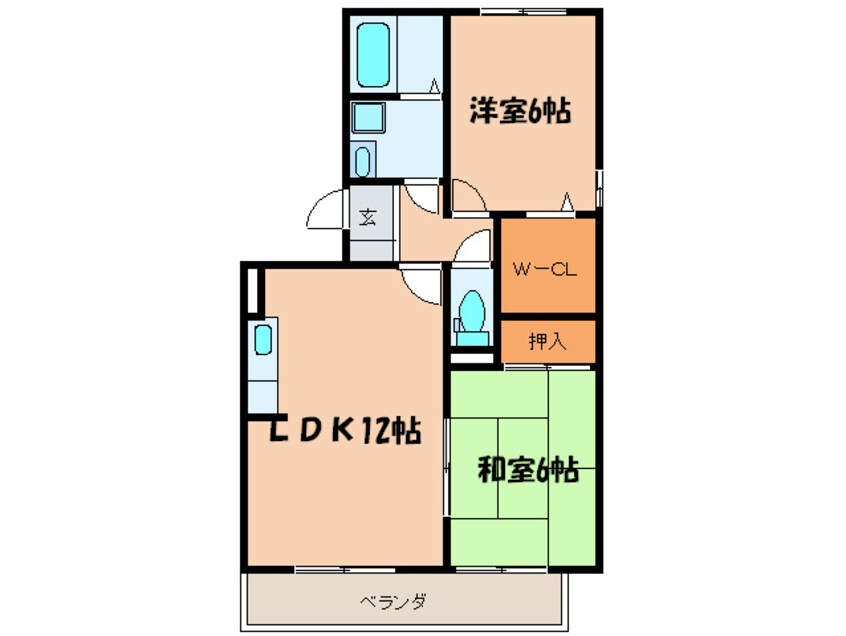 間取図 ペイサージュ上津