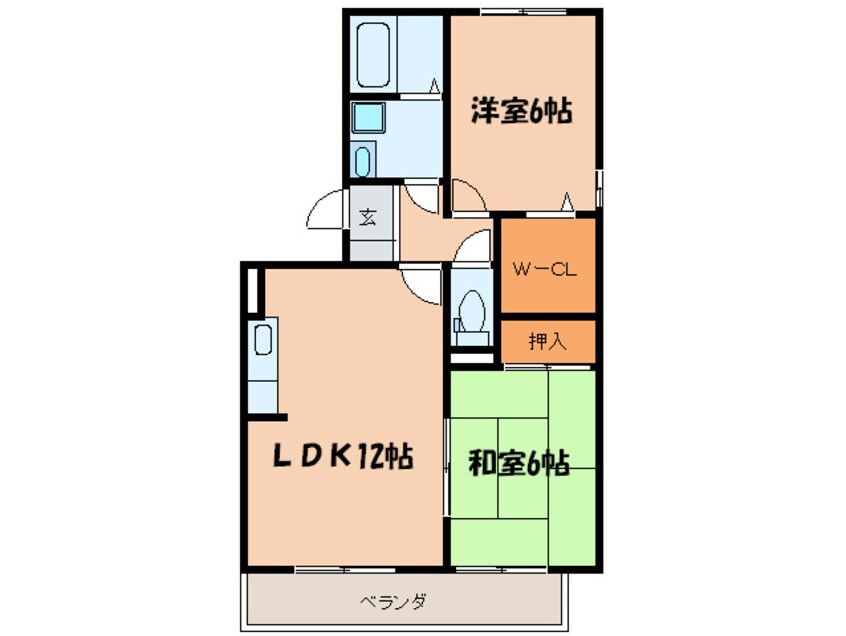 間取図 ペイサージュ上津