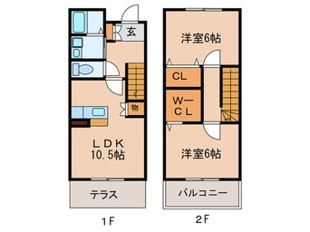 間取図 プランドール馬場山