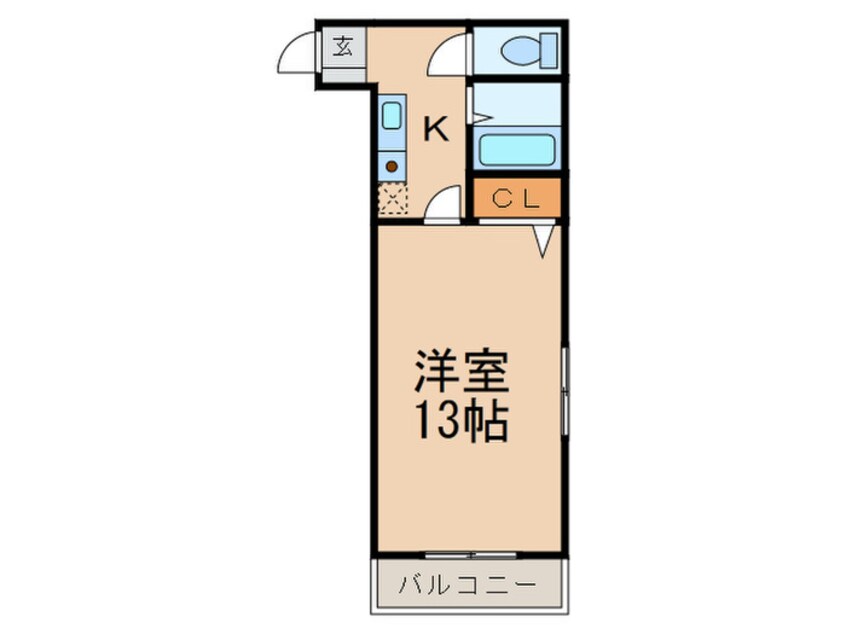 間取図 いわき六番館