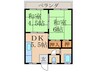 中村アパート 2DKの間取り