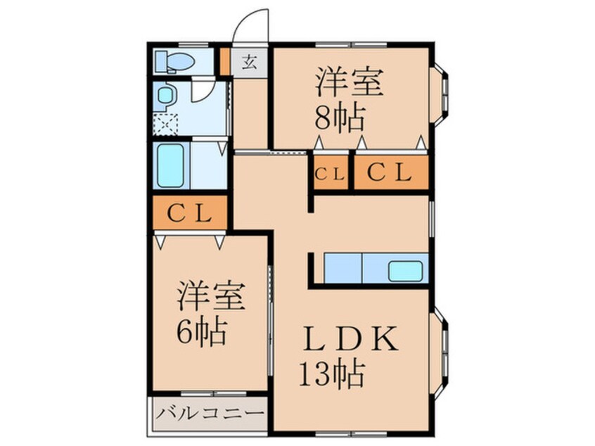 間取図 オーク菰田　Ａ棟