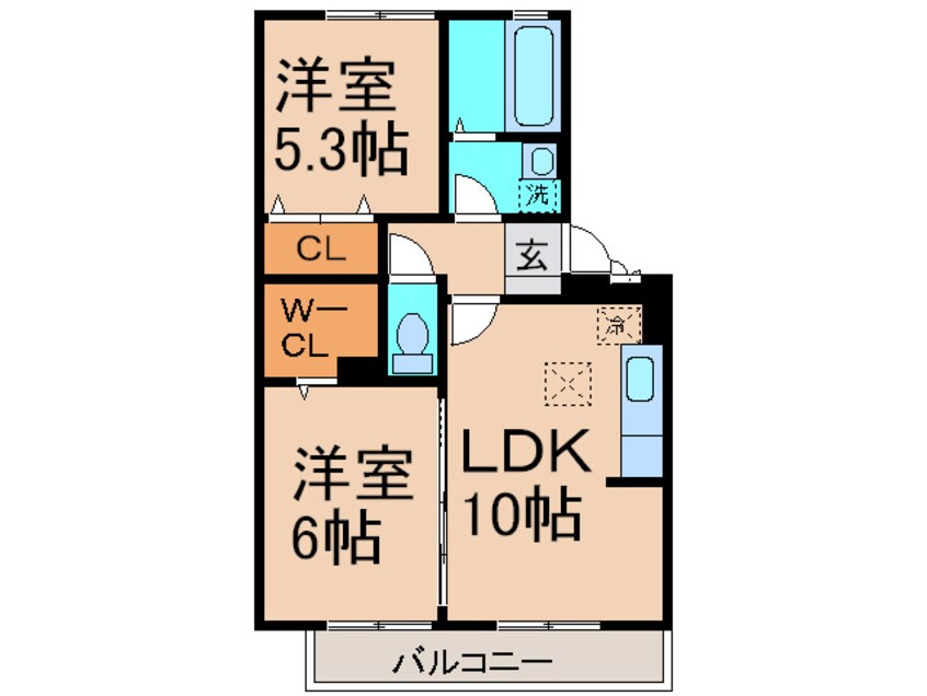 間取図 ノ－トルア－ジュブラン