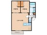 Mレザン 2LDKの間取り