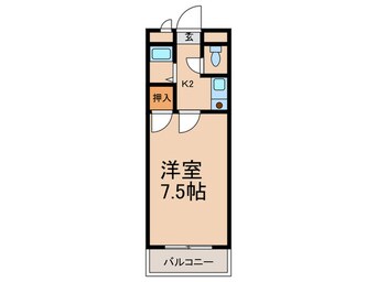 間取図 グランディールロジュモン