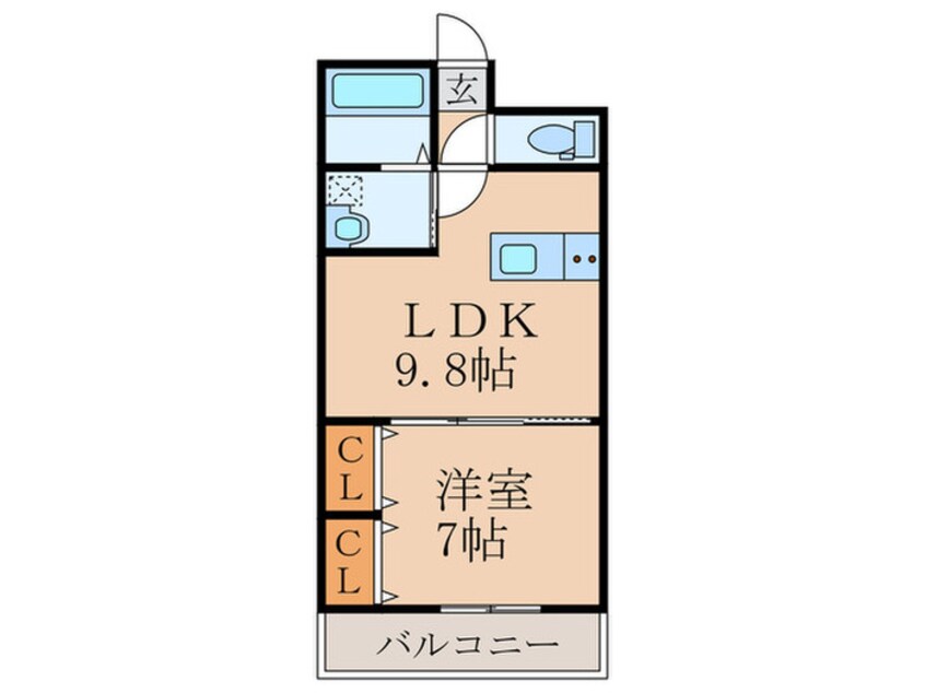 間取図 ライフマンション飯塚