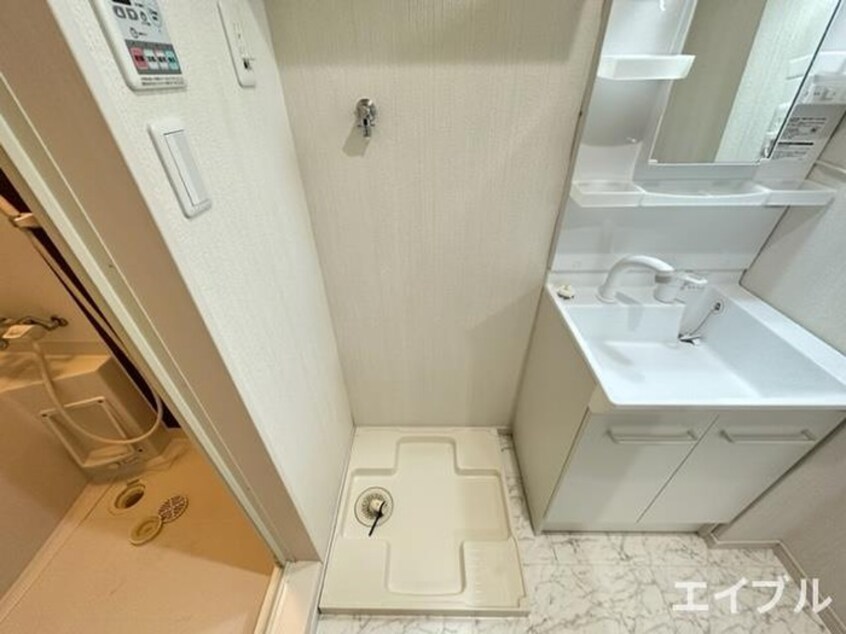 洗濯機置場 ライフマンション飯塚