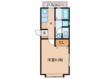 間取図 エスポワ－ル六本松南