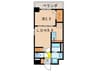 フィーノ南福岡 1LDKの間取り