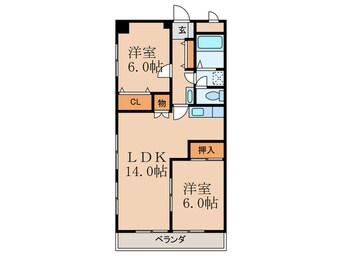 間取図 ふぁみーる志徳