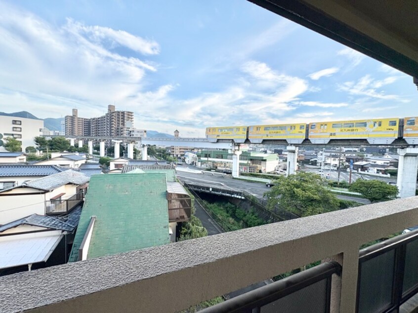 室内からの展望 ふぁみーる志徳