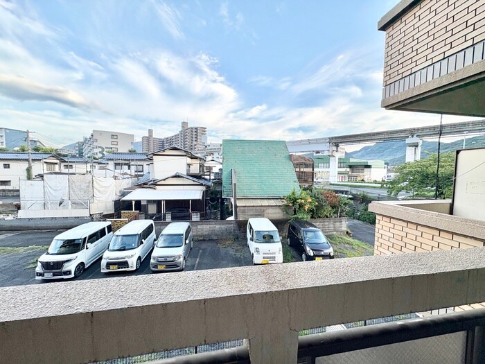 室内からの展望 ふぁみーる志徳