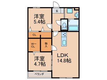 間取図 エレア花畑