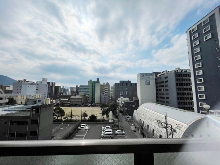 室内からの展望 ハートピア鍛冶町