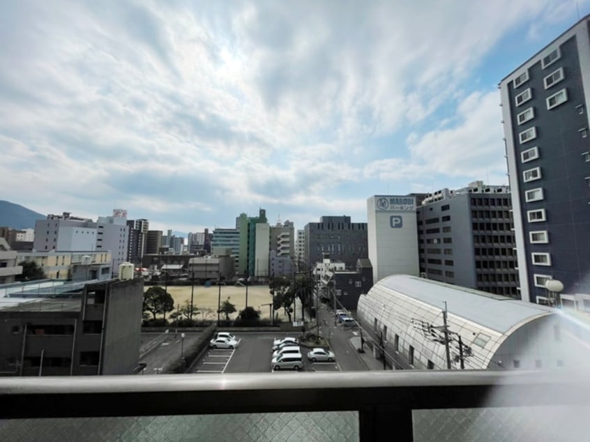 室内からの展望 ハートピア鍛冶町