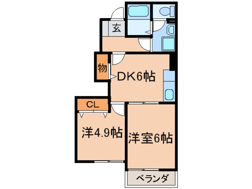 間取図 ソレイユ遠賀 Ｆ