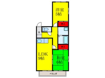 間取図 サンハイツ松ケ丘