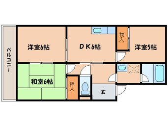 間取図 サンハイツ松ケ丘