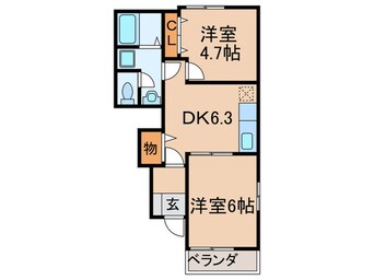 間取図 ファミーユM Ａ