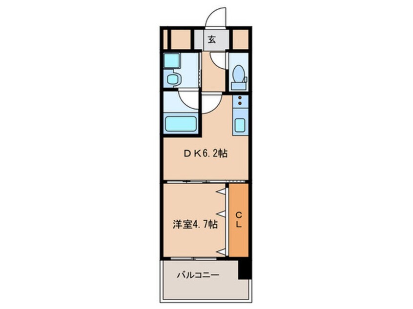 間取図 ザ・ヒルズ戸畑