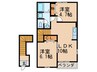 ファミーユM Ｂ 2LDKの間取り