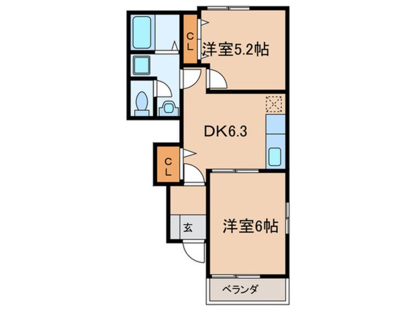 間取図 ファミーユＭ Ｃ