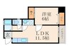ルクールＫ 1LDKの間取り