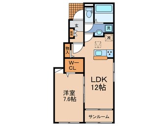 間取図 カーサ・エレガンテ・２３