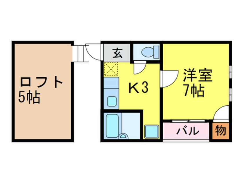 間取図 アメジスト大橋壱番館